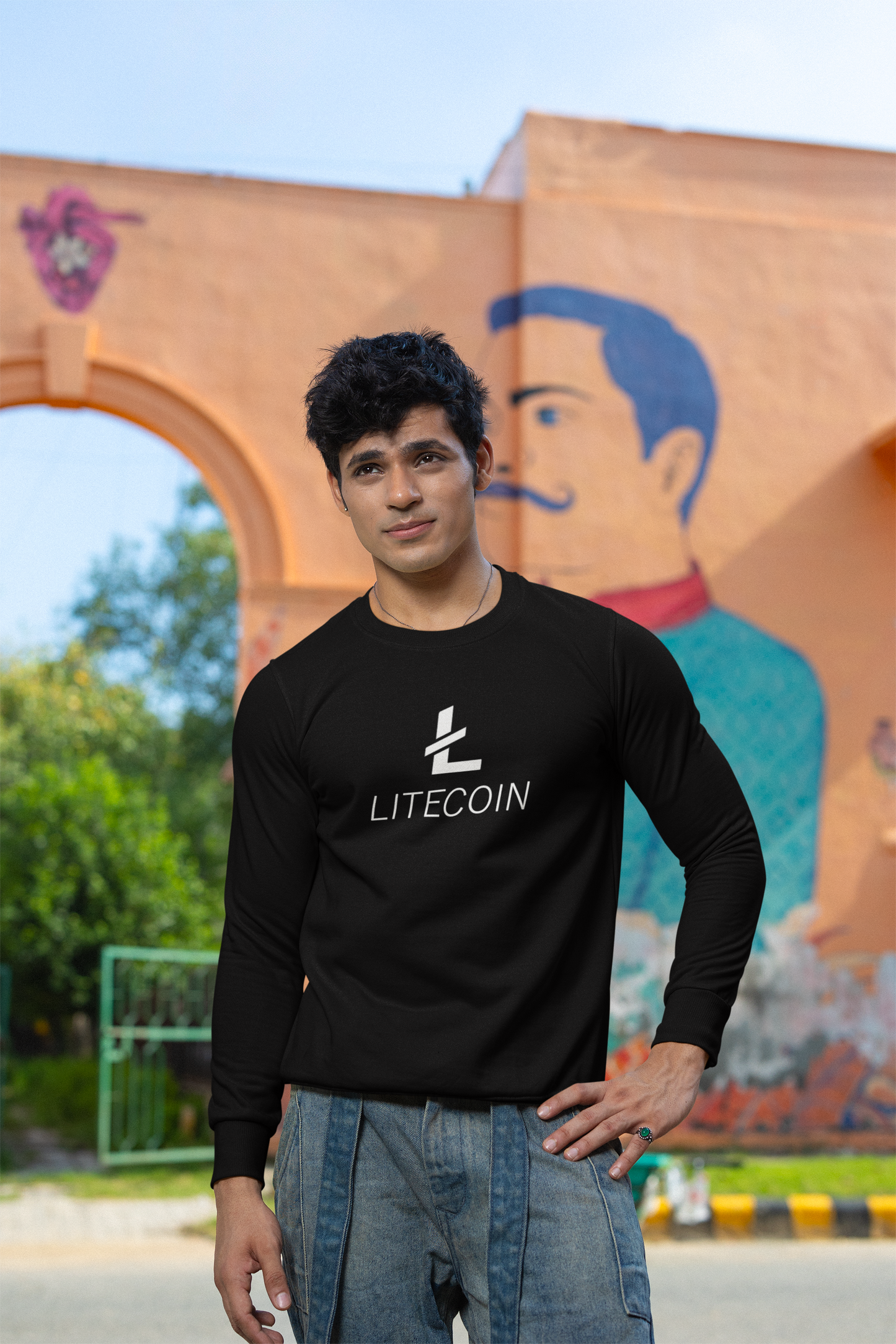 Sweater crypto Litecoin Black