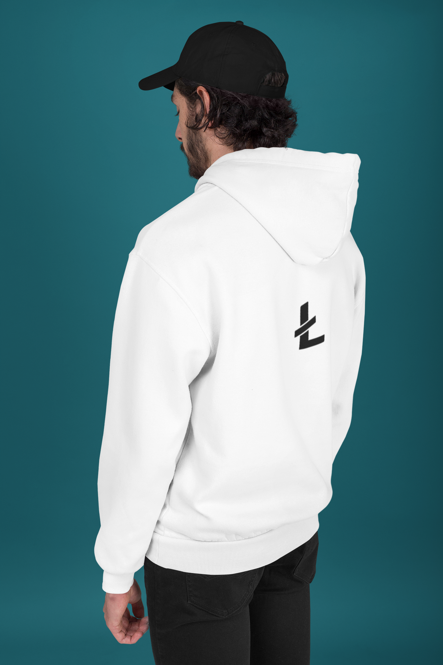 Hoodie crypto Litecoin white