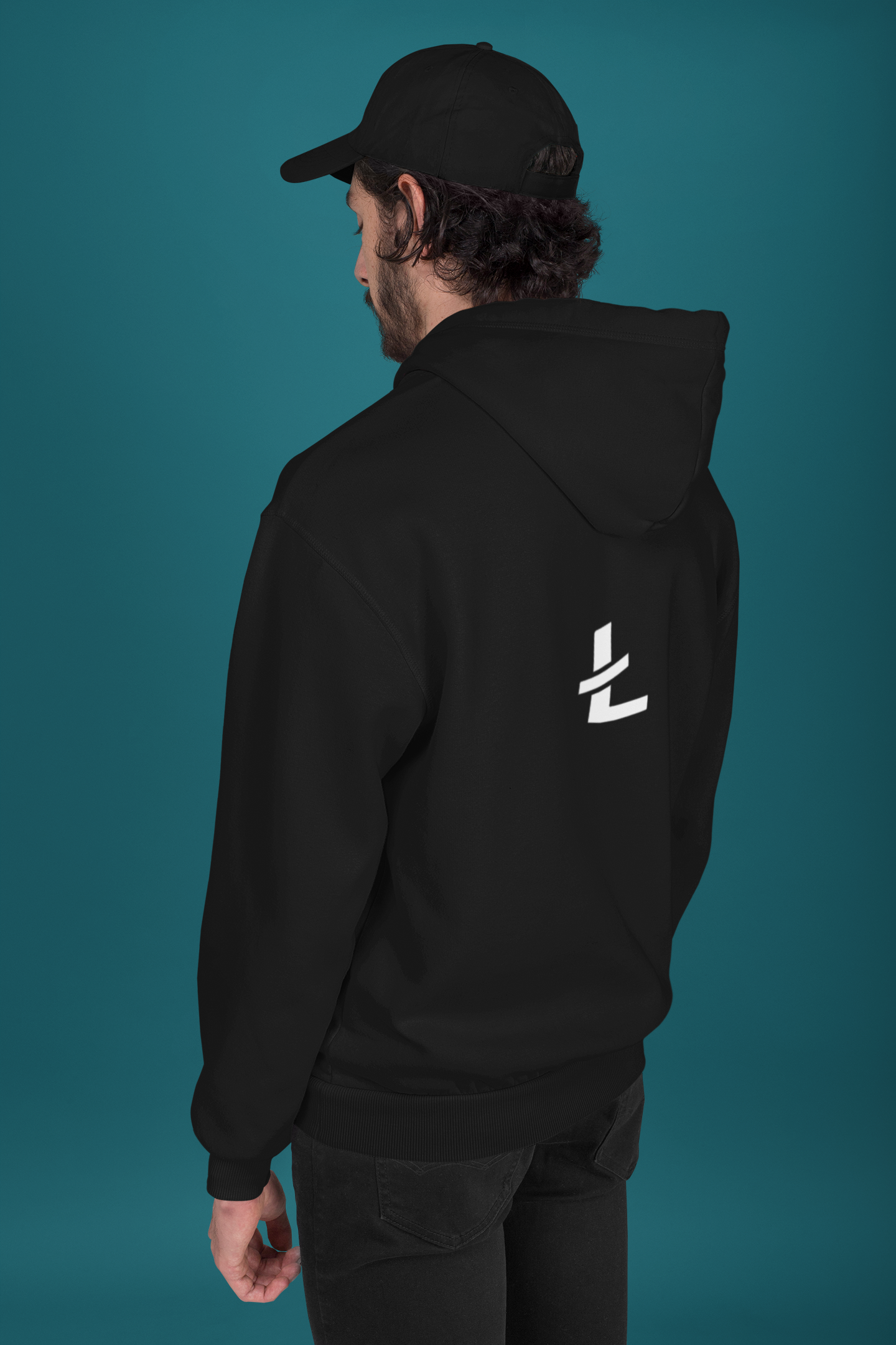 Hoodie crypto Litecoin Black