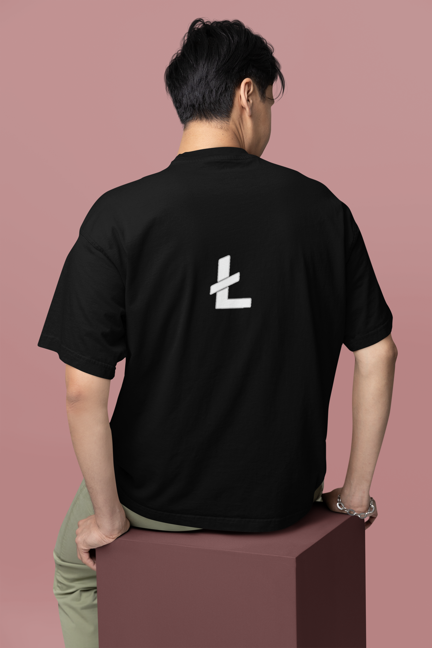 T-shirts crypto Litecoin Black