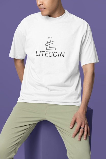 T-shirts crypto Litecoin White