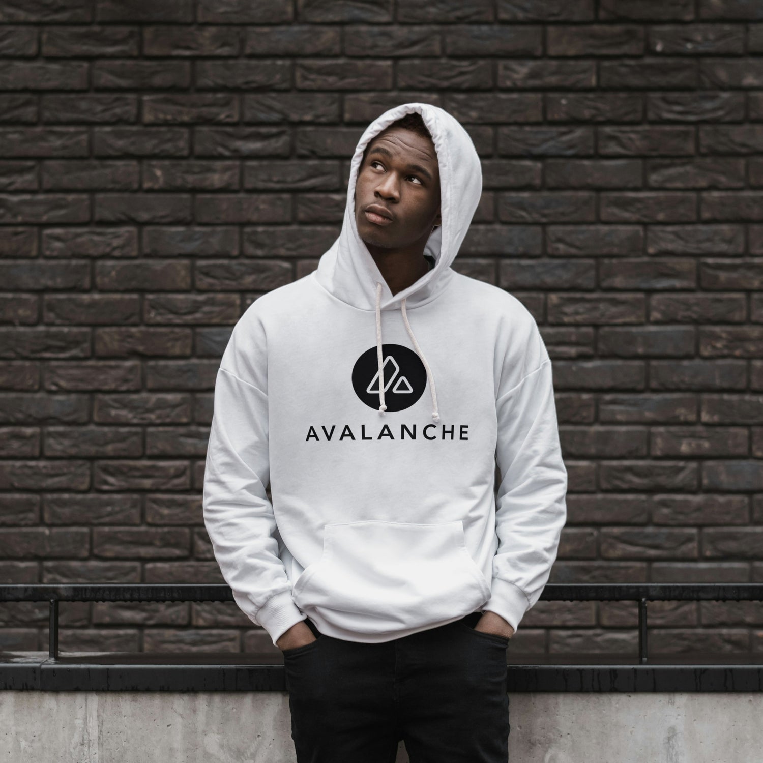 Avalanche Crypto Hoodie White Ukrswapshop