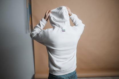 Hoodie crypto Solana White