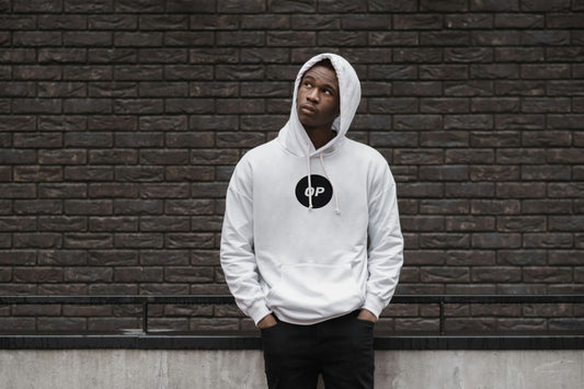 Crypto Hoodie Optimism White