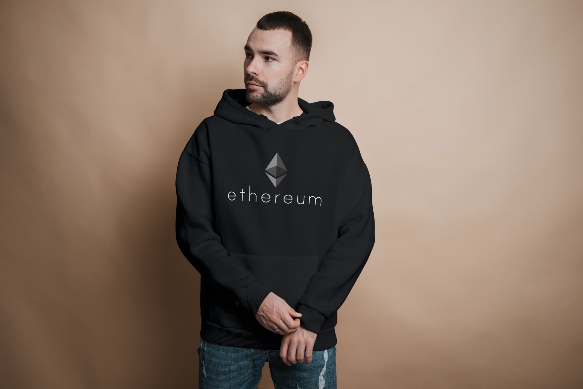 Crypto Hoodie Ethereum Black