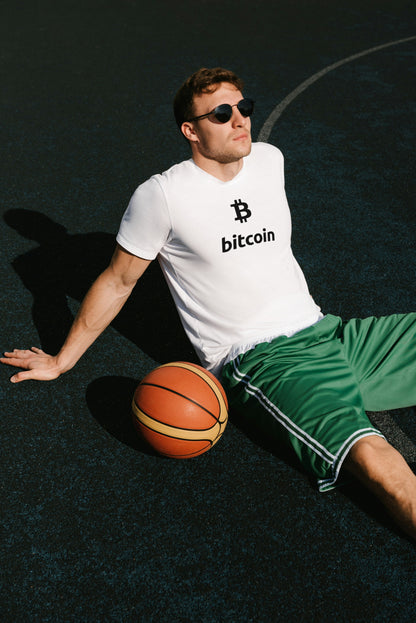 Crypto Bitcoin White T-shirt